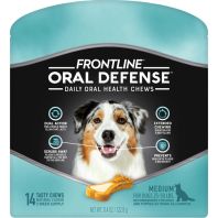 Petiq - Frontline Oral Defense Daily Oral Health Chews - Med/14 Count