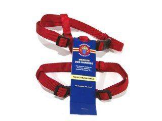 Hamilton Pet - Adjustable Comfort Dog Harness - Red - 3/4 x 20-30 Inch