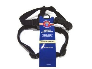 Hamilton Pet - Adjustable Comfort Dog Harness - Black - 3/4 x 20-30 Inch
