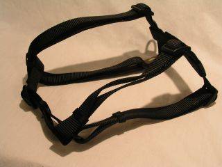 Hamilton Pet - Adjustable Comfort Nylon Harness - Black - 1 x 30-40 Inch  