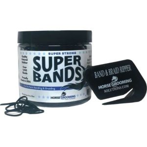 Healthy Haircare Product - Super Bands - Black- 1/4 Pound
