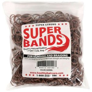 Healthy Haircare Product - Super Bands - Red- 1/4 Pound