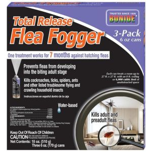 Bonide Products  -Total Release Flea Fogger - 6 Ounce / 3 Pack