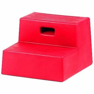 Horsemens Pride - Mounting Step 2 Step - Red - 15x18 3/4 Inch