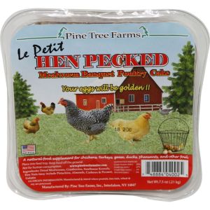 Pine Tree Farms - Hen Pecked Mealworm Poultry Lepetit Cake - 7.5 oz