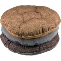 Dallas Mfg Company - Cozy Pet Round Plaid Reversivle Pet Bed - Assorted - 40 In
