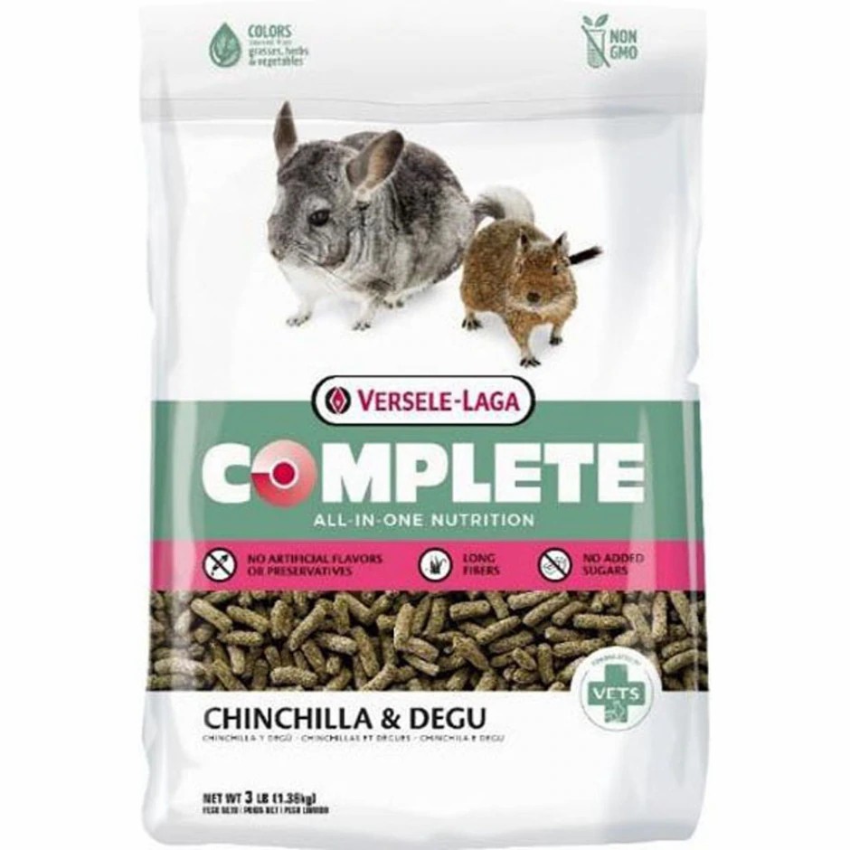 Higgins Premium Pet Foods - Complete All-In-One Chinchilla & Degu - 3 Lb