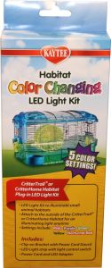 Super Pet -  Container - Kaytee Crittertrail Led Color Add - On Light Kit - Assorted 