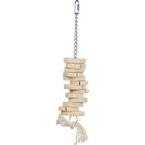 Prevue Pet Products - Prevue Chips 'N' Chomps Bird Toy - Natural Wood - Medium