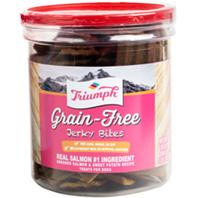Triumph Pet Industries - Triumph Grain Free Jerky Bites - Salmon&Swtpot - 20 Ounce