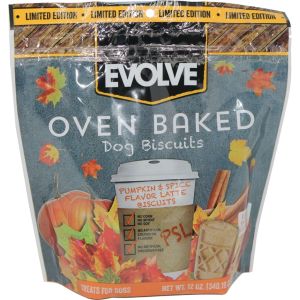 Triumph Pet Industries - Evolve Oven Baked Dog Biscuits - Pumpkin Spice - 12 oz