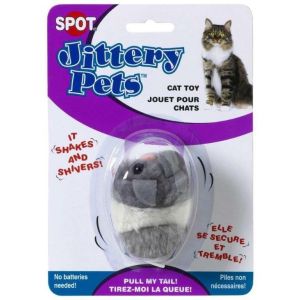 Ethical Cat - Plush Jittery Mouse - 3 Inch
