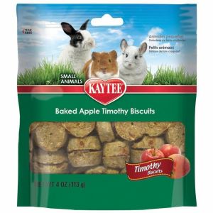 Kaytee Products - Timothy Hay Baked Small Animal Treat - Apple - 4 oz