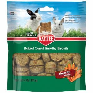 Kaytee Products - Timothy Hay Baked Small Animal Treat - Carrot - 4 oz