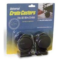 Midwest Container - Dog Crate Casters - Black - 2 Pack