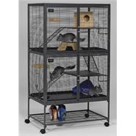 Midwest Homes For Pets - Critter Nation Double Unit - Gray - Double