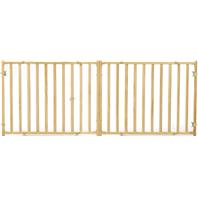 Midwest Homes For Pets - Extra-Wide Wood Pet Gate - Natural - 24 H x 50.25 - 94