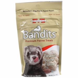 Marshall Pet - Bandits Premium Ferret Treat - Peanut Butter - 3 oz