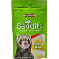 Marshall Pet Prod-Food - Bandits Ferret Treat - Banana - 3 Ounce