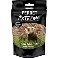 Marshall Pet Prod-Food - Ferret Extreme Freeze Dried Munchy Minnows - Minnow - .3 Ounce