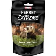 Marshall Pet Prod-Food - Ferret Extreme Freeze Dried Salmon Chunks - Salmon - .6 Ounce