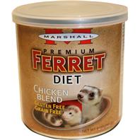 Marshall Pet Prod-Food - Marshall Premium Chicken Blend Ferret Diet - Chicken - 9 Ounce