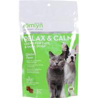 Tomlyn Products - Relax And Calm Chews For Cats And Small Dogs - Chicken - 30 Count