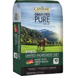 Canidae - Pure - Canidae Pure Land Formula Dry Dog Food - Fresh Bison - 4 Lb