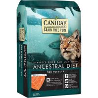 Canidae - Pure  - Ancestral Raw Coated Cat Dry Food - Fish - 10 Lb