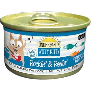 Canidae - Under The Sun - Under The Sun Witty Kitty Rockin & Reelin Cat Food - Whitefish / Salmo - 3 Oucne