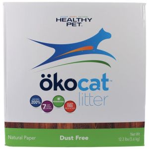 Healthy Pet - Litter - Okocat Natural Dust-Free Paper Cat Litter - 12.3 Pound