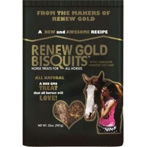 Manna Pro - Equine - Renew Gold Bisquits Horse Treats - 2 Lb
