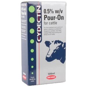 Bayer Animal Health - Cydectin Pouron For Beef And Dairy Cattle - 500 ml