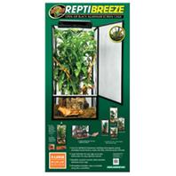 Zoo Med Laboratories - Reptibreeze Open Air Aluminum Screen Cage - Black - Extra Large