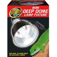 Zoo Med - Mini Deep Dome Lamp Fixture - Black 5.5 Inch