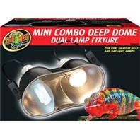 Zoo Med - Mini Combo Deep Dome Dual Lamp Fixture -  MINI