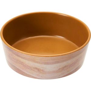Ethical Stoneware Dish - Unbreak-A-Bowlz Melamine Wood - Tan/Brown - 5 Inch