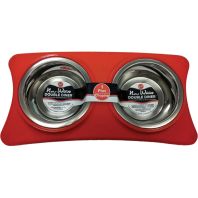 Ethical Ss Dishes -New Wave Double Diner - Red - 1 Quart