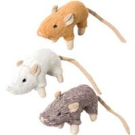 Ethical Cat - House Mouse W/Catnip Cat Toy - Assorted - 4In
