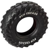 Ethical Dog - Pup Treads Rubber Tire - Black - 4 Inch