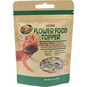 Zoo Med -Lizard Flower Food Topper - 21 Ounce