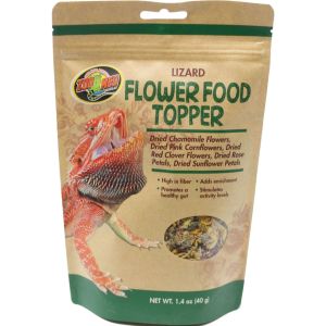 Zoo Med -Lizard Flower Food Topper -1.4 Oz