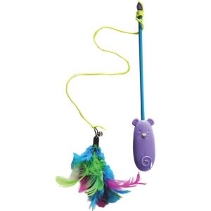 Ethical Cat - Laser & Feather Teaser Wand Cat Toy