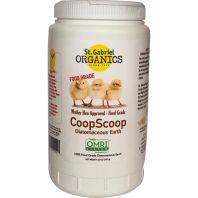 St Gabriel - Poultry -Coopscoop 100% Food Grade Diatomaceous Earth - 20 Oz