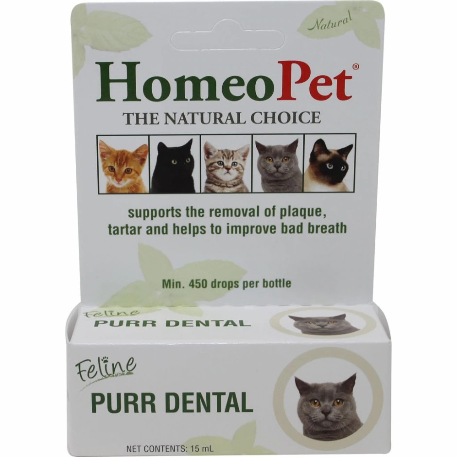 Homeopet - Homeopet Feline Purr Dental Drops - 15 Ml