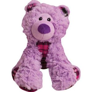 SnugArooz - Snugz Bella The Bear - Purple/Plaid - 11 Inch