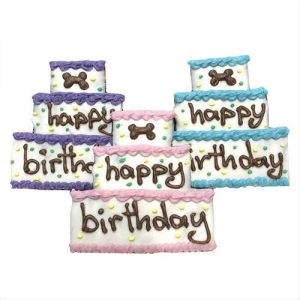 Bubba Rose Biscuit - Assorted Birthday Cake Treats (Case of 8)