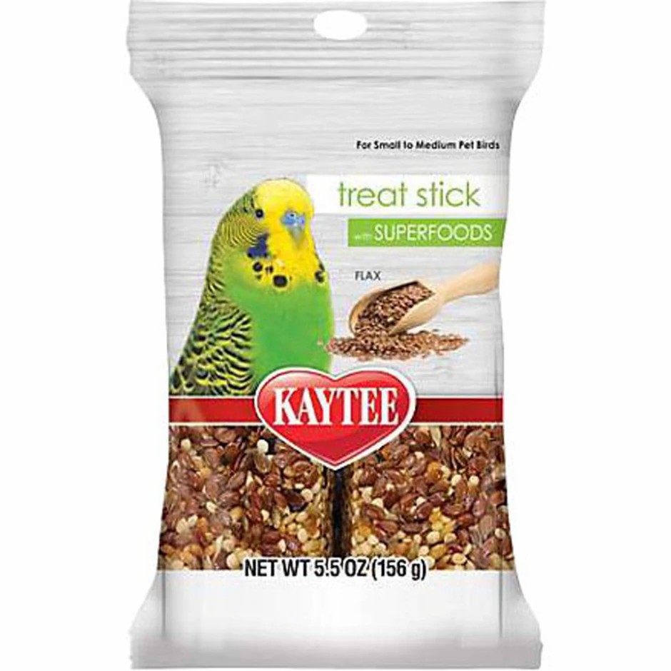 Kaytee Products - Kaytee Avian Superfood Treat Stick - Flaxseed - 5.5 oz