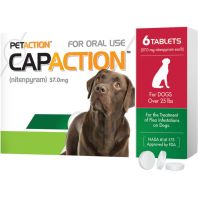 Petiq - Petaction Capaction For Dogs 6-Tablets - Over 25 Lb