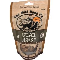 The Wild Bone Company - Jerky Natural Dog Treat - Quail - 2 Oz